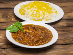 چلوخورشت قیمه